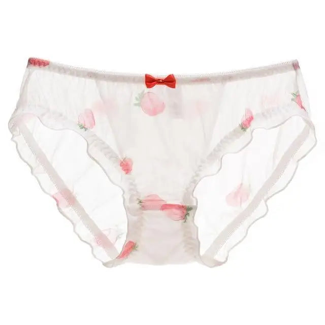 Berry Girly Undies - Chiffon Berry / M - underwear