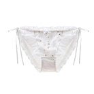 Strawberry Print Lace Trim Underwear with Bow Design - Cosparty