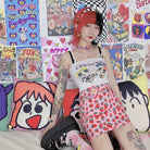 Strawberry Print Pencil Skirt for a Fun, Stylish Look - Cosparty