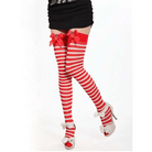Strawberry Striped Over - the - Knee Stockings in Multiple Colors - Cosparty