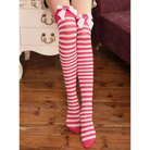 Strawberry Striped Over-the-Knee Stockings in Multiple Colors - stockings