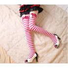 Strawberry Striped Over-the-Knee Stockings in Multiple Colors - stockings