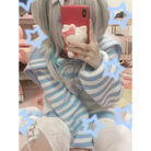 Striped eGirl Knit Hoodie for Anime and Kawaii Fashion Lovers - sweater