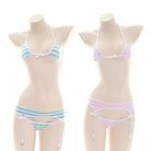 Striped Micro Vixen Lingerie Set Inspired by Hatsune Miku - lingerie set