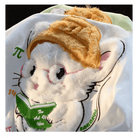 Studious Hamster Fluffy Tee for Ultimate Cuteness and Comfort - Cosparty