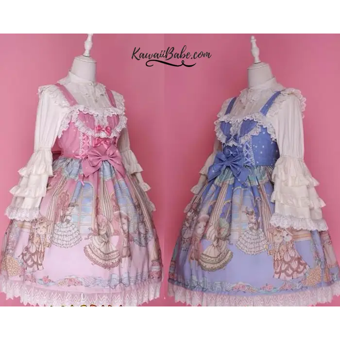 Stunning Lolita Dress with Ruffle Detailing and Gorgeous Color Palettes - Dress