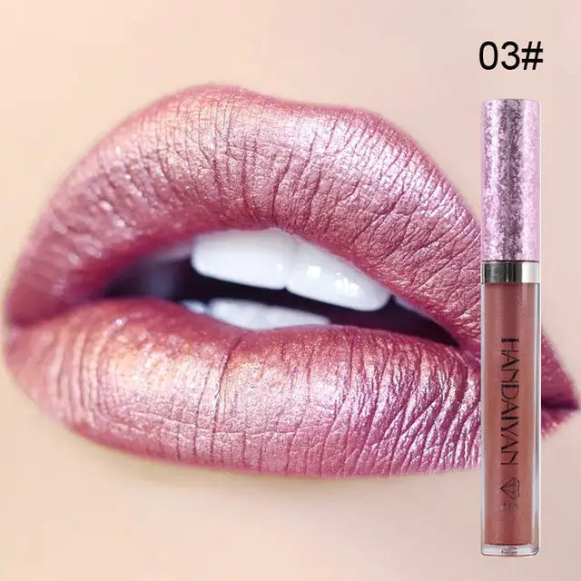 Stunning Metallic Liquid Lipstick for a Bold Pout - 3 - Make-Up