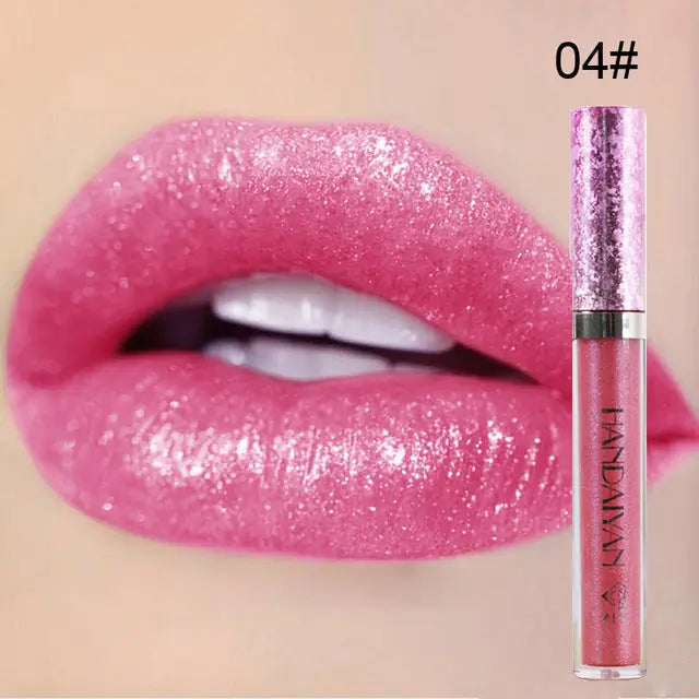 Stunning Metallic Liquid Lipstick for a Bold Pout - 4 - Make-Up