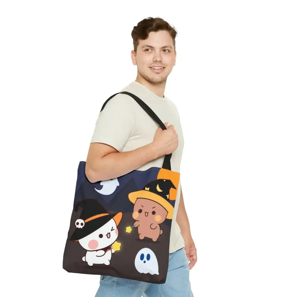 Halloween Dudu & Bubu Tote Bag.