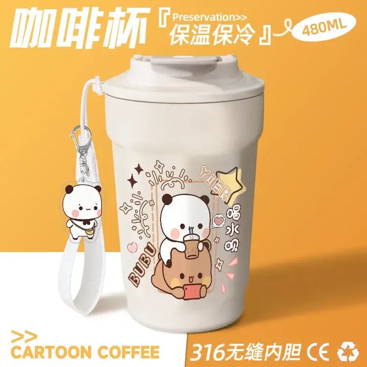 Stylish Dudu & Bubu Metal Cups for Hydration On - the - Go - Cosparty