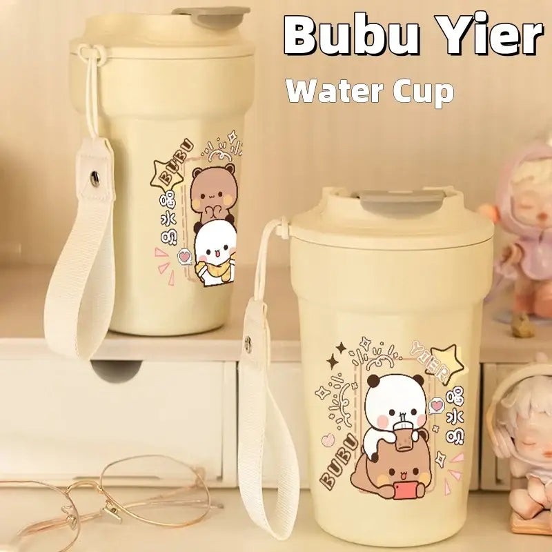 Stylish Dudu & Bubu Metal Cups for Hydration On-the-Go