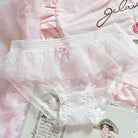 Stylish Pink Satin Panties in Beautiful Patterns - Cosparty