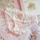 Stylish Pink Satin Panties in Beautiful Patterns - Cosparty