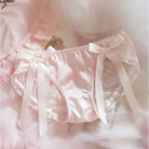 Stylish Pink Satin Panties in Beautiful Patterns - Pink Princess - underwear