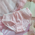 Stylish Pink Satin Panties in Beautiful Patterns - Candy Pink - underwear