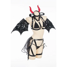 Succubus Devil Latex Cosplay Set for Bold Dark Style - latex