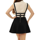 Suspender Style Hollow Cut-Out Dress for Effortless Charm - Dress