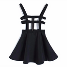 Suspender Style Hollow Cut-Out Dress for Effortless Charm - Dress