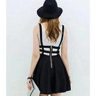 Suspender Style Hollow Cut-Out Dress for Effortless Charm - Dress