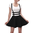 Suspender Style Hollow Cut - Out Dress for Effortless Charm - Cosparty