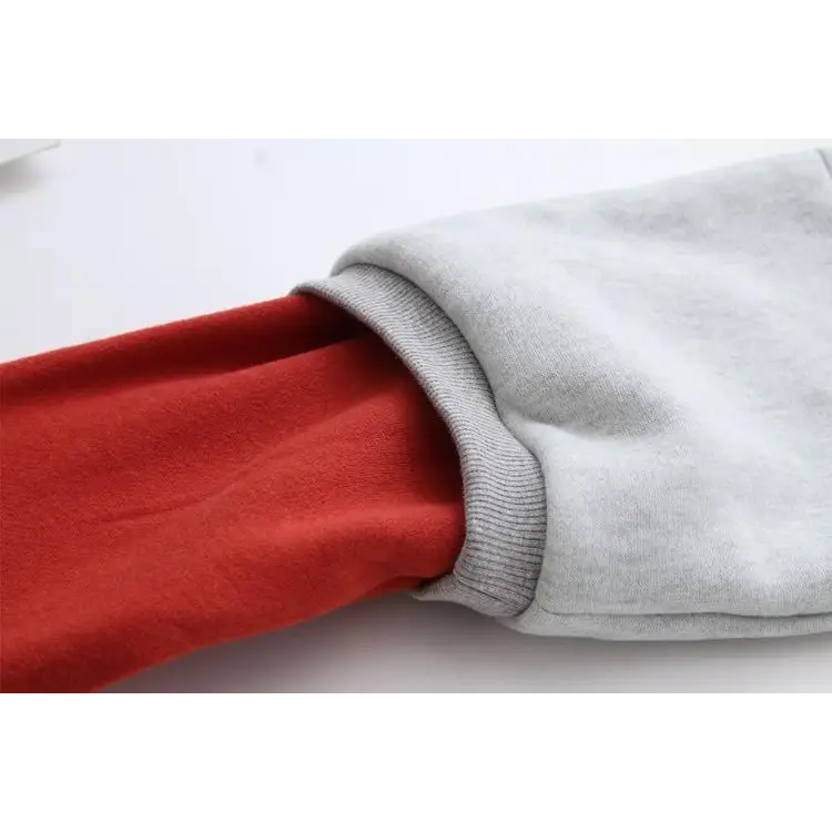 Sweet Anime Inspired Red and Grey Hoodie for Cosparty Fans - sweater