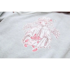 Sweet Anime Inspired Red and Grey Hoodie for Cosparty Fans - sweater