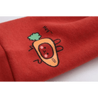 Sweet Anime Inspired Red and Grey Hoodie for Cosparty Fans - Cosparty