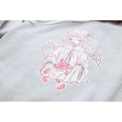 Sweet Anime Inspired Red and Grey Hoodie for Cosparty Fans - Cosparty