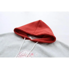 Sweet Anime Inspired Red and Grey Hoodie for Cosparty Fans - sweater