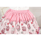 Sweet Cupcake Lolita Skirt with Ruffle and Lace Details - Cosparty