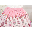 Sweet Cupcake Lolita Skirt with Ruffle and Lace Details - Skirts