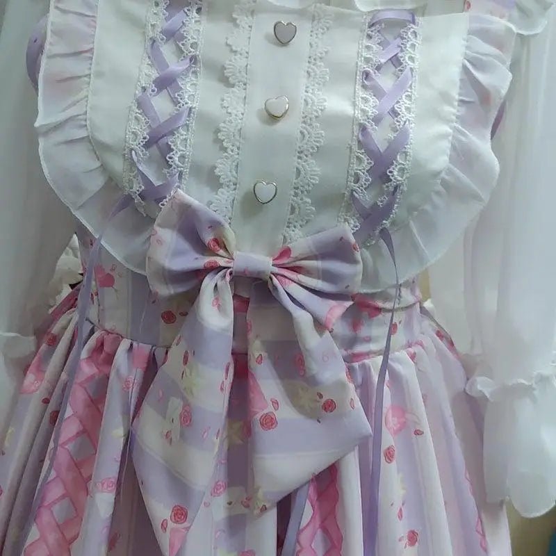 Sweet Heart - Shaped Family Tree Pastel Lolita Dress for Princesses - Cosparty