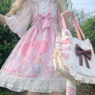 Sweet Heart-Shaped Family Tree Pastel Lolita Dress for Princesses - dress