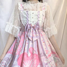 Sweet Heart-Shaped Family Tree Pastel Lolita Dress for Princesses - dress