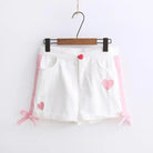 Sweet Heart Shorts for Summer Lounging - shorts