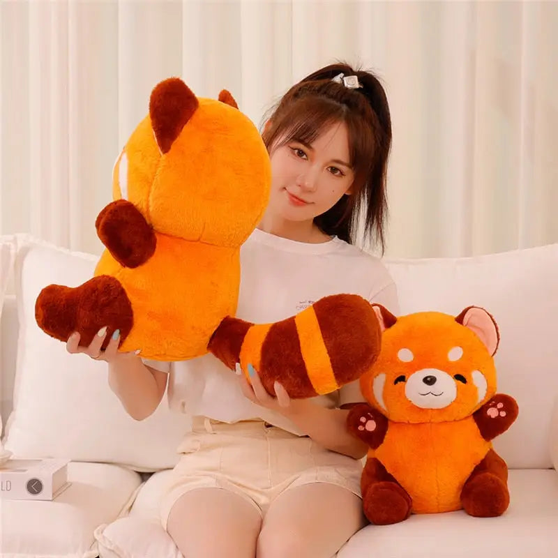 Sweet Kawaii Red Panda Plush Cuddly Companion for All Ages - stuffed animal