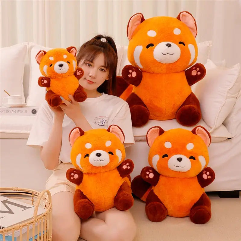 Sweet Kawaii Red Panda Plush Cuddly Companion for All Ages - stuffed animal