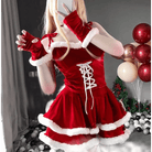 Sweet Lolita Santa Dress with Accessories for 152 - 175cm Height - Cosparty