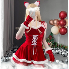 Sweet Lolita Santa Dress with Accessories for 152-175cm Height - dress