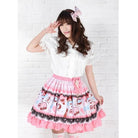 Sweet Lolita Skirt with Tea and Crumpet Style Design - Cosparty