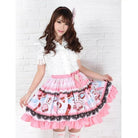 Sweet Lolita Skirt with Tea and Crumpet Style Design - Cosparty