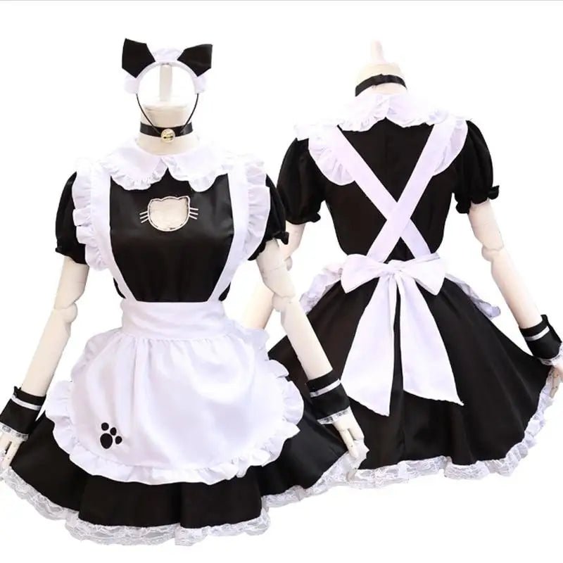Sweet Maid Cafe Cosplay Outfit with 82cm Length for Cute Neko Coord - Cosparty