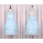 Sweet Pastel Snowflakes Baby Girl Lolita Dress in Two Sizes - Cosparty