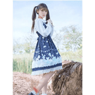 Sweet Pastel Snowflakes Baby Girl Lolita Dress in Two Sizes - Cosparty