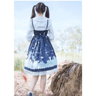 Sweet Pastel Snowflakes Baby Girl Lolita Dress in Two Sizes - Cosparty