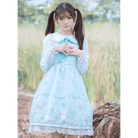 Sweet Pastel Snowflakes Baby Girl Lolita Dress in Two Sizes - Cosparty