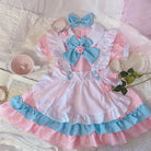 Sweet Pink and Blue Cotton Candy Maid Cosplay Set - Dresses