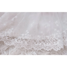Sweet Pink and White Lace Lolita Skirt with Ribbons and Ruffles - Cosparty