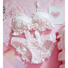 White Rabbit Lingerie Set - Pink / M (B Cup) - lingerie