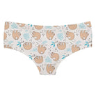 Sweet White Hanging Sloth Panties for Cozy Kawaii Babes - Cosparty